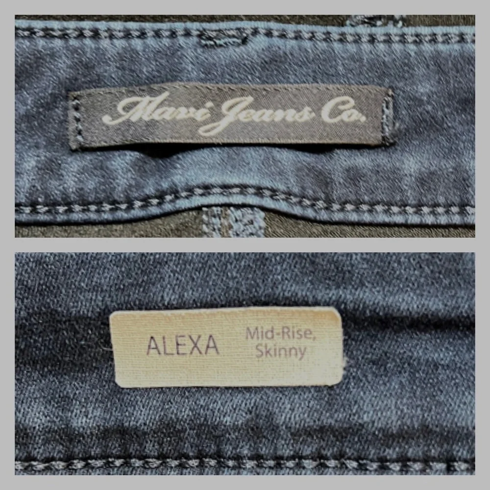Mavi Jeans Co. Alexa‎ Mid Rise Skinny Leg Slimming Effect Color Dark Shanti - Picture 4 of 12